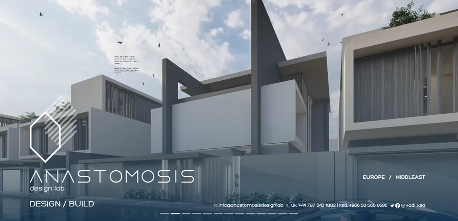 Anastomosis — Design lab website with creative and modern interface for Anastomosis Design Lab.